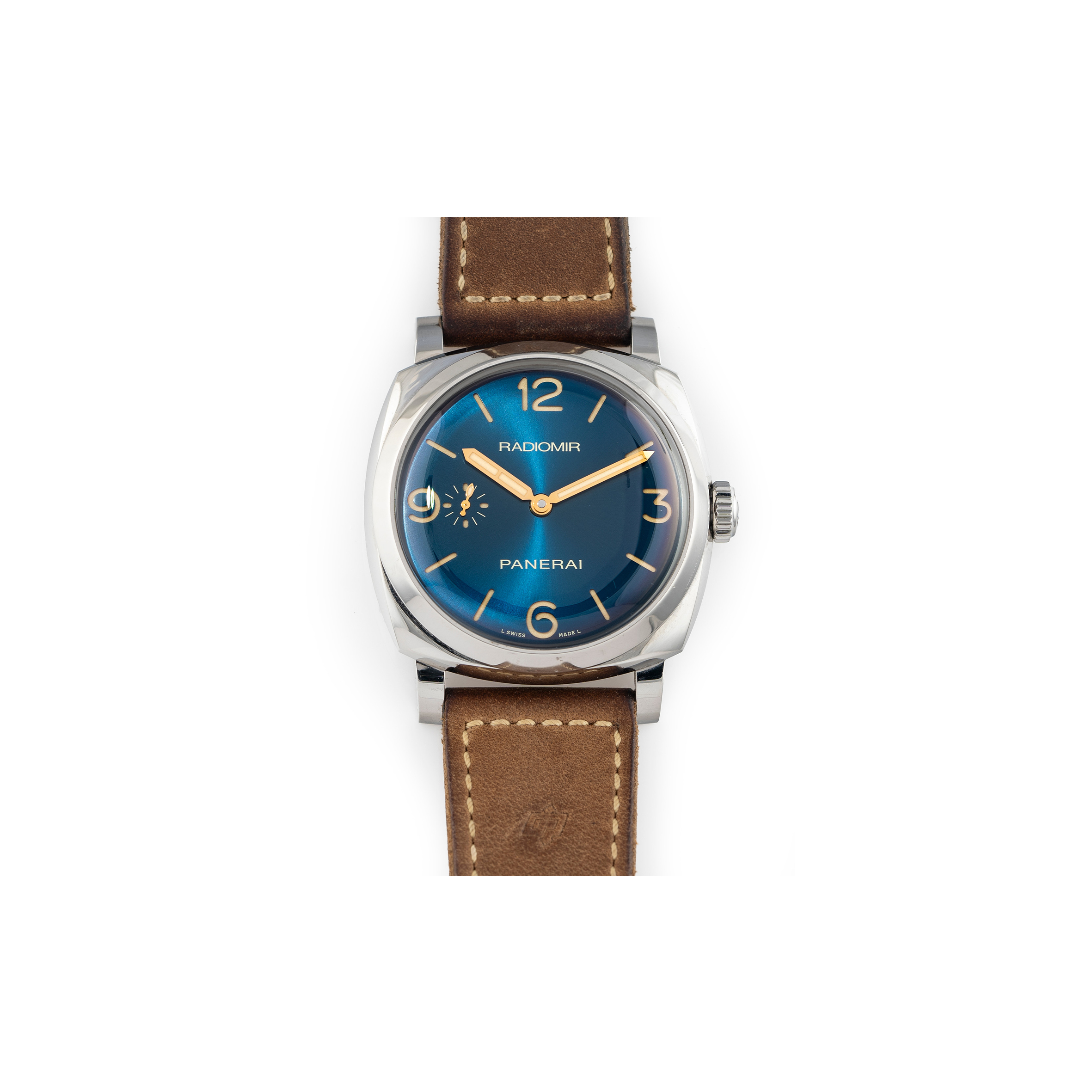 PANERAI RADIOMIR 1940 BLUE DIAL WATCH PAM00690